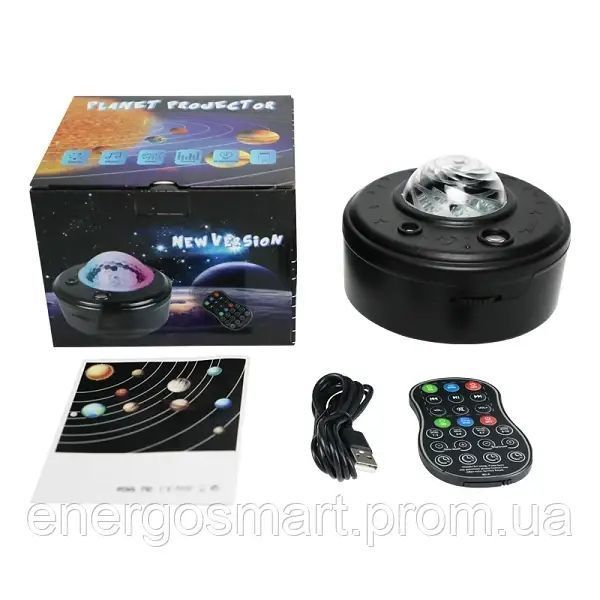Energolux QR-326 LED галактика, 10 планет, Bluetooth, cвітломузика з пультом, активація під ритм музики QR-326 фото