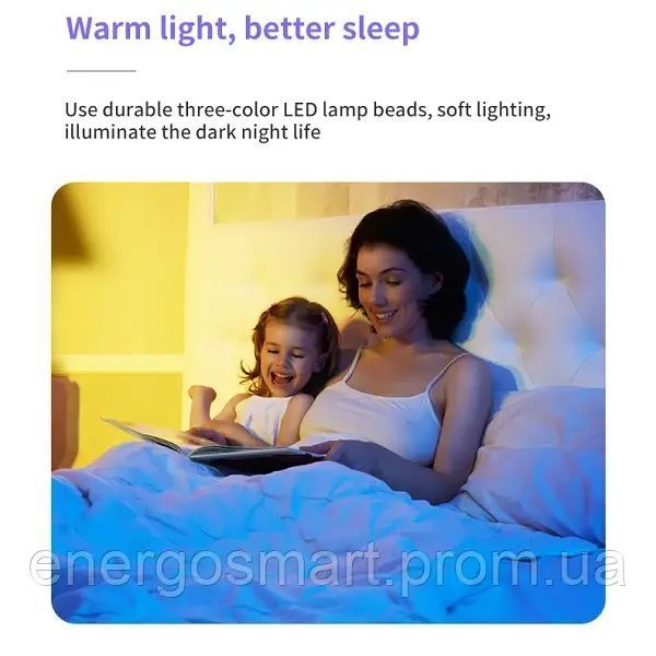 Energolux QR-223 LED 12 режимів, RGB, диско-куля USB для дома та авто, cвітломузика з пультом, лазерний диско проектор 360&deg; з QR-223 фото
