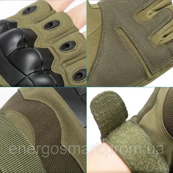 Тактичні рукавички Multicam Extrime RX безпалі, зелені, розмір L Extrime RX green L фото