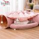 Будиночок для кота Smart Comfort Animals GX-77 рожевий ігровий комплекс Будиночок для кішки з секретним тунелем і спальним місцем GX-77 розовый фото 4