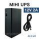 Міні акумулятор 12V 2A з ємністю 44,4 Вт/год, джерело безперебійного живлення для модема, сигналізації 64aa1a-7039 фото 1
