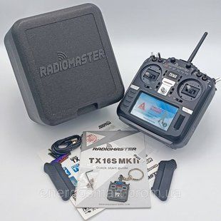 Апаратура керування, FPV пульт, RadioMaster TX16S MKII 4v1, v4.0 (mode 2) для дрона, квадрокоптера, літака RadioMaster TX16S 4v1 фото
