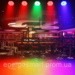 Energolux DJ-716, 54 LED RGBW, cвітломузика, лазерний диско проектор, активація під ритм музики, DMX512 DJ-716 фото