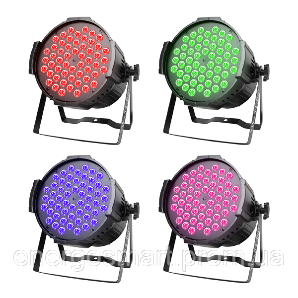 Energolux DJ-716, 54 LED RGBW, cвітломузика, лазерний диско проектор, активація під ритм музики, DMX512 DJ-716 фото