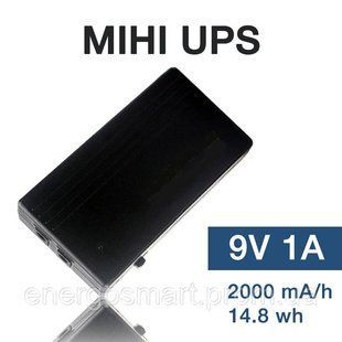 Міні акумулятор 9V 1A, джерело безперебійного живлення 14.8 Вт/год для маршрутизатора 64aa1a-7038 фото
