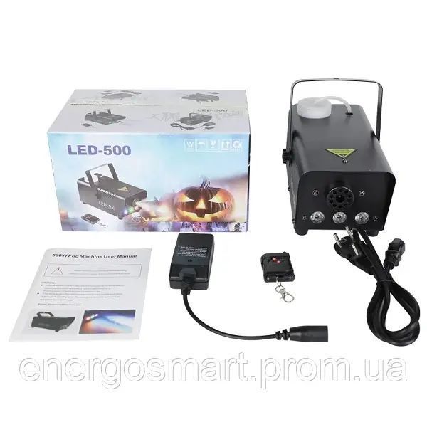 Energolux DJ-846 LED, димогеніратор з підсвіткою, гінератор диму, машина диму DJ-846 фото