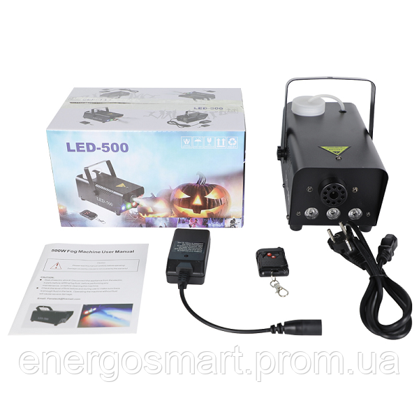 Energolux DJ-846 LED, димогеніратор з підсвіткою, гінератор диму, машина диму DJ-846 фото