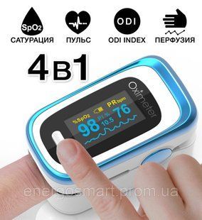 Пульсоксиметр M160W з японським датчиком Medical Smart Technology (кисень, пульс, перфузія, ODI індекс, 64aa1a-7033 фото