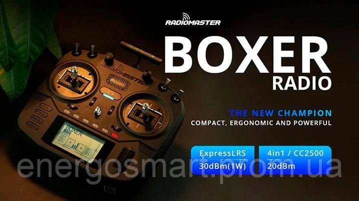 Аппаратура управління RadioMaster Boxer 4-в-1 (FCC) M2, пульт для дрона, квадрокоптера, літака RadioMaster Boxer 4 v 1 фото