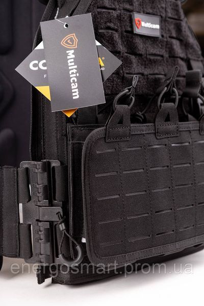 Плитоноска-тактичний військовий жилет розвантаження, бронежилет ТМ MULTICAM X650 колір чорний, MOLLE, Cordura 1000D, регульований X650 черный фото