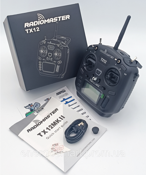Апаратура керування, FPV пульт, RadioMaster TX12 MKII СС2500 для дрона, квадрокоптера, літака RadioMaster TX12СС2500 фото
