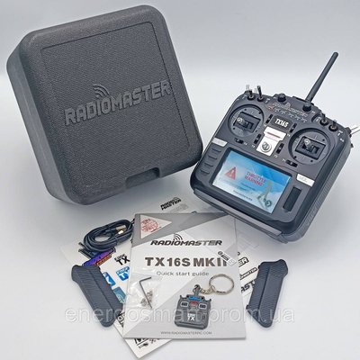 Апаратура керування, FPV пульт, RadioMaster TX16S MKII ELRS v4.0 (mode 2) для дрона, квадрокоптера, літака RadioMaster TX16SELRS фото