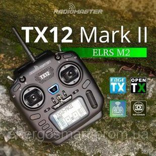 Апаратура керування, FPV пульт, RadioMaster TX12 MKII ELRS Mode2 для дрона, квадрокоптера, літака TX12ELRS фото