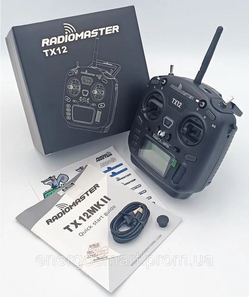Апаратура керування, FPV пульт, RadioMaster TX12 MKII ELRS Mode2 для дрона, квадрокоптера, літака TX12ELRS фото
