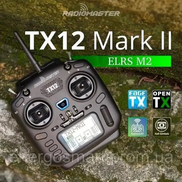 Апаратура керування, FPV пульт, RadioMaster TX12 MKII ELRS Mode2 для дрона, квадрокоптера, літака TX12ELRS фото