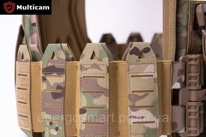 Плитоноска з РПС, тактичний швидкознімний військовий жилет розвантаження ТМ MULTICAM X670 колір мультикам, захист 360, MOLLE, MULTICAM X670  мультикам фото