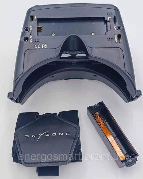 Відеошолом, окуляри для FPV Skyzone COBRA X V2/V4 із приймачем SteadyView 5.8G, чорного кольору COBRA X V2/V4 black фото