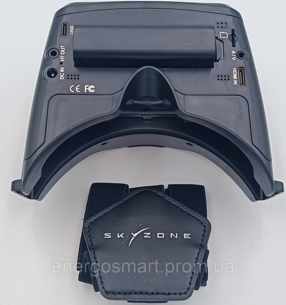 Відеошолом, окуляри для FPV Skyzone COBRA X V2/V4 із приймачем SteadyView 5.8G, чорного кольору COBRA X V2/V4 black фото