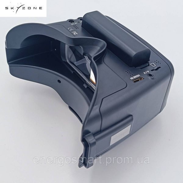 Відеошолом, окуляри для FPV Skyzone COBRA X V2/V4 із приймачем SteadyView 5.8G, чорного кольору COBRA X V2/V4 black фото