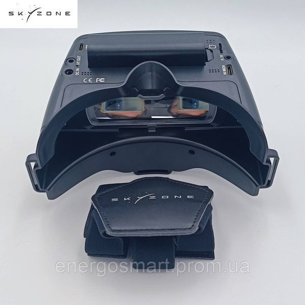 Відеошолом, окуляри для FPV Skyzone COBRA X V2/V4 із приймачем SteadyView 5.8G, чорного кольору COBRA X V2/V4 black фото