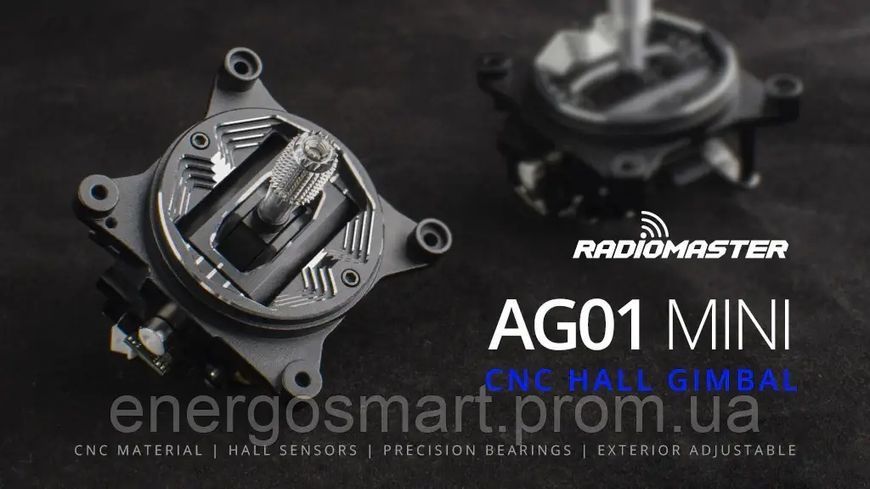 Професійні стіки AG01 Mini CNC Hall Gimbals для Radiomaster TX12 і Zorro AG01 Mini CNC фото