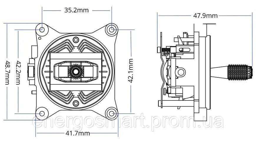 Професійні стіки AG01 Mini CNC Hall Gimbals для Radiomaster TX12 і Zorro AG01 Mini CNC фото