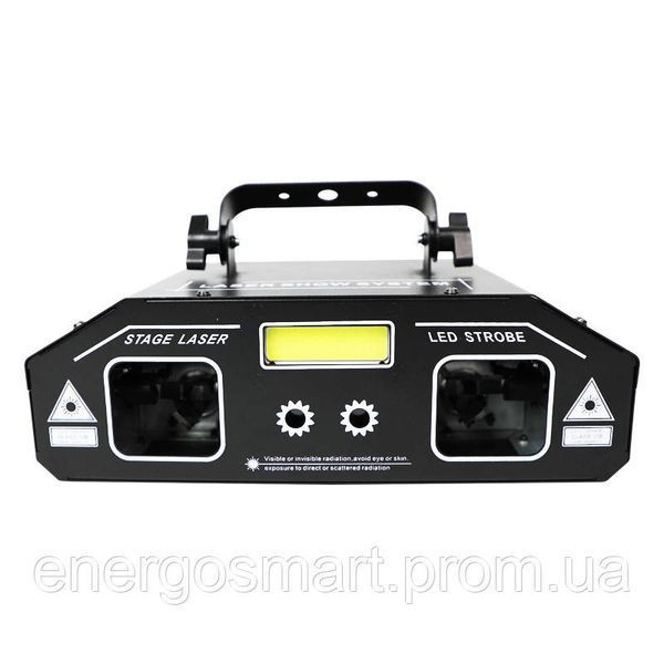 Energolux DJ-507 cвітломузика, лазерний диско проектор 3 в 1 з 2-х променевим рухливим ефектом, стробоскопом, візерунками, DJ-507 фото