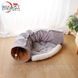Будиночок для кота Smart Comfort Animals GX-93 сірий ігровий комплекс Будиночок для кішки з секретним тунелем і спальним місцем GX-93 серый фото 2