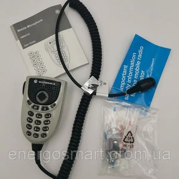 Мікрофон - Тангента Motorola RMN5127C IMPRES для автомобільних радіостанцій Motorola DM Motorola RMN5127C фото