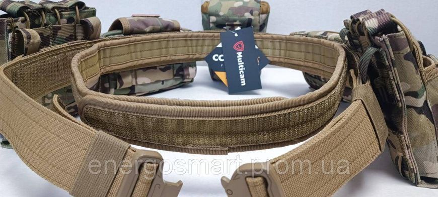 Плитоноска-тактичний швидкознімний військовий жилет розвантаження ТМ MULTICAM, 5 підсумків, 3 вставки в кишені, захист 360, MOLLE, Cordura 1000D, колір мультикам, регульований розмір MULTICAM X470 мультикам фото