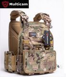 Плитоноска-тактичний військовий жилет розвантаження, бронежилет ТМ MULTICAM X650 колір мультикам, MOLLE, Cordura 1000D, X650 фото