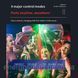 Energolux DJ-533 LED+Laser, 7v1, повноцінна RGBW, стробоскоп, cвітломузика з пультом, лазерний диско проектор 360&deg; з рухливим DJ-533 фото 10