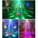 Energolux DJ-533 LED+Laser, 7v1, повноцінна RGBW, стробоскоп, cвітломузика з пультом, лазерний диско проектор 360&deg; з рухливим DJ-533 фото 9