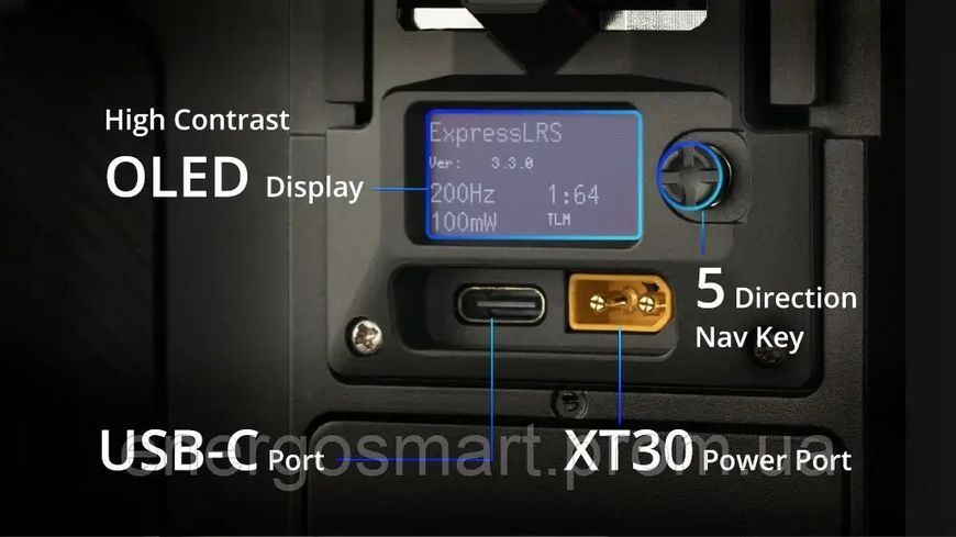 Модуль передавача Bandit Micro ExpressLRS 915MHz RF Bandit Micro ELRS 915MHz фото