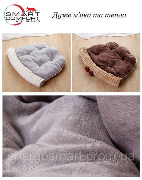 Будиночок для кота Smart Comfort Animals GX-93 коричневий ігровий комплекс Будиночок для кішки з секретним тунелем і спальним GX-93 коричневый фото