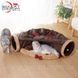 Будиночок для кота Smart Comfort Animals GX-93 коричневий ігровий комплекс Будиночок для кішки з секретним тунелем і спальним GX-93 коричневый фото 1