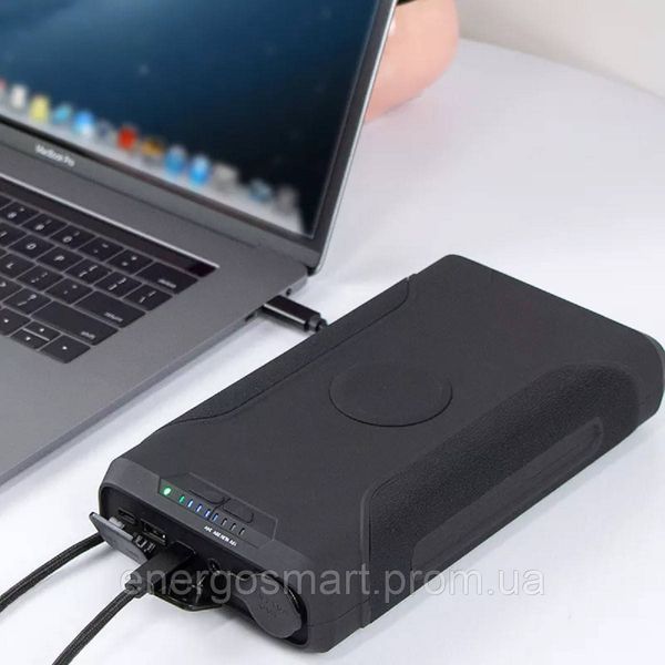 Multicam Power Bank RX-72 GP14 павербанк для ноутбуків PD 60Вт на 72000 mAh можливість зарядки від сонячної панелі RX-72 фото