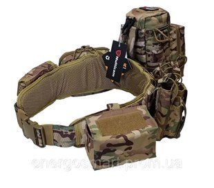 РПС MULTICAM L150, тактичний пояс-розвантаження, колір мультикам, з підсумками та стропами MOLLE L-150 мультикам фото