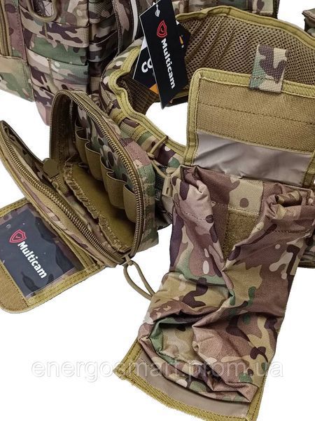 РПС MULTICAM L150, тактичний пояс-розвантаження, колір мультикам, з підсумками та стропами MOLLE L-150 мультикам фото