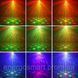 Energolux QR-425 LED RGB+Laser RG, з акумулятором 4000 мАг, cвітломузика з пультом, лазерний диско проектор 360&deg; з рухливим QR-425 фото 8