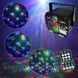 Energolux QR-425 LED RGB+Laser RG, з акумулятором 4000 мАг, cвітломузика з пультом, лазерний диско проектор 360&deg; з рухливим QR-425 фото 4