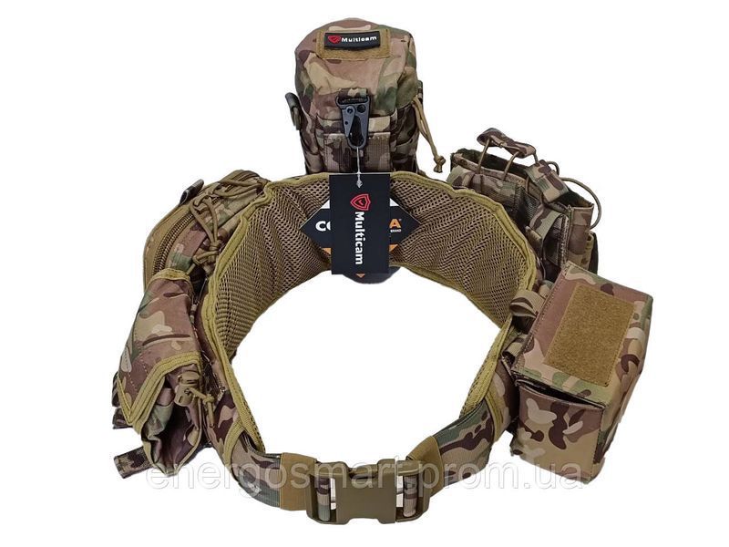 РПС MULTICAM L150, тактичний пояс-розвантаження, колір мультикам, з підсумками та стропами MOLLE L-150 мультикам фото