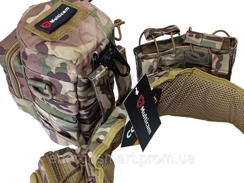 РПС MULTICAM L150, тактичний пояс-розвантаження, колір мультикам, з підсумками та стропами MOLLE L-150 мультикам фото