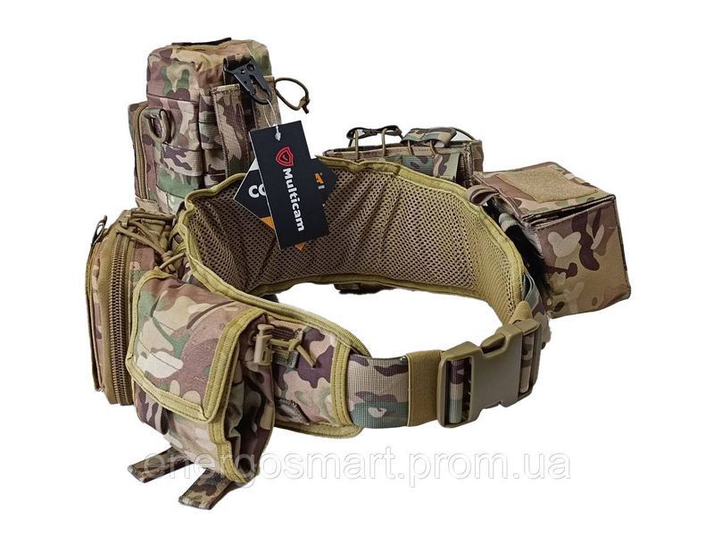 РПС MULTICAM L150, тактичний пояс-розвантаження, колір мультикам, з підсумками та стропами MOLLE L-150 мультикам фото