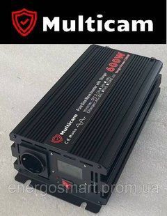 UPS ДБЖ Multicam GTX-600/1200 джерело безперебійного живлення з чистою синусоїдою 12В-220В, для дому, для котла, ККД 85-90%, струм Multicam GTX-600/1200 фото