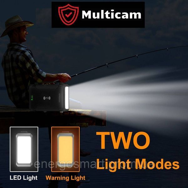 Multicam Power Bank RX-96 GP50 павербанк LiFePO4 для ноутбуків, квадрокоптерів, PD 60Вт на 96000 mAh можливість зарядки від RX-96 фото