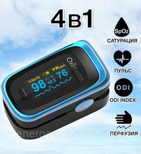 Пульсоксиметр M160B з японським датчиком Medical Smart Technology (кисень, пульс, перфузія, ODI індекс, 64aa1a-7032 фото