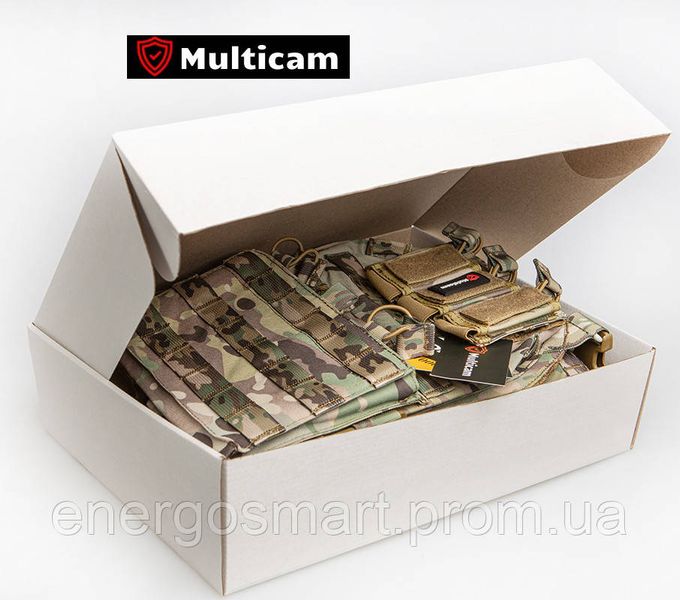 Плитоноска-тактичний швидкознімний військовий жилет розвантаження ТМ MULTICAM X350 колір мультикам, 5 підсумків, 3 вставки в 64aa1a-7097 фото