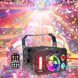 Energolux QR-431 LED,7 об&rsquo;єктивів, диско-куля RGB, ефект UV, cвітломузика з пультом, лазерний диско проектор 360&deg; з рухливим QR-431 фото 1