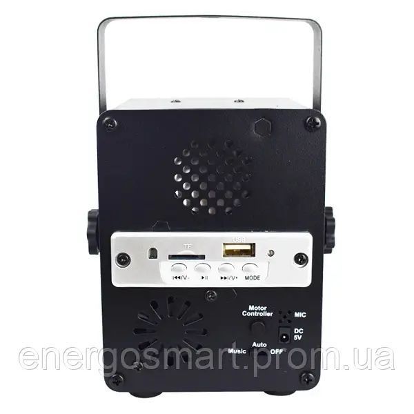 Energolux QR-305 LED+Laser,Bluetooth, диско-куля RGB, cвітломузика з пультом, лазерний диско проектор 360&deg; з рухливим ефектом, QR-305 фото